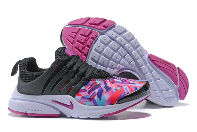 Women Nike Air Presto Colorful Black Shoes